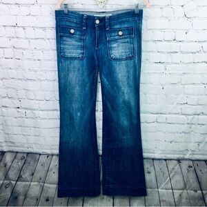 Joe's Jeans Dark Blue Wide Leg Denim